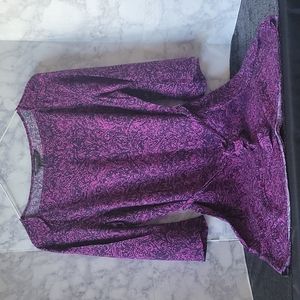 Purple & Black Long Shirt